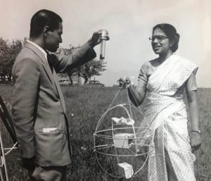 anna maani with scientist