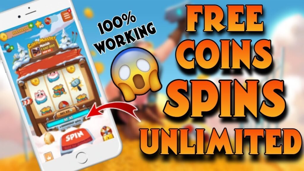 app showing Coin Master Free Spins